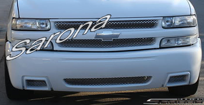 Custom Chevy Silverado  Truck Front Bumper (1999 - 2002) - $590.00 (Part #CH-047-FB)